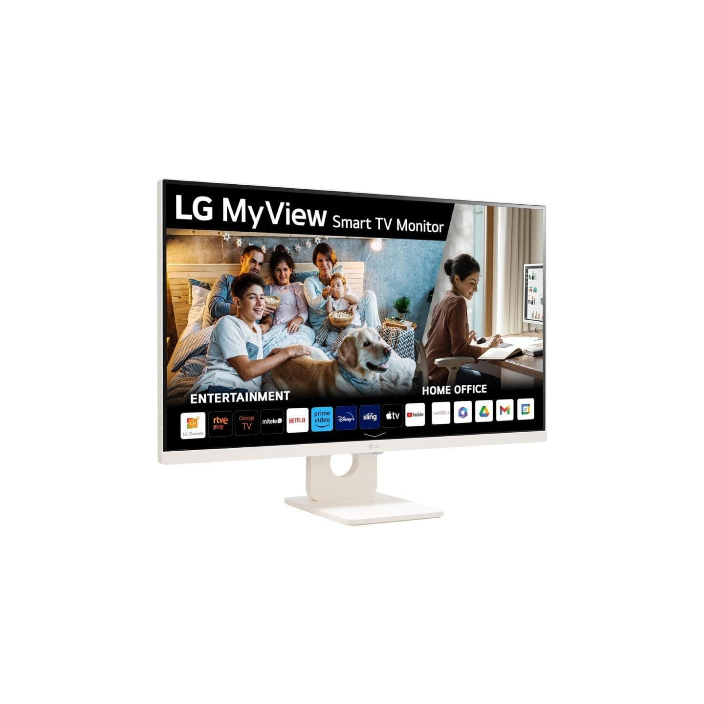 Smart monitor lg myview 27sr50f-w 27'/ full hd/ smart tv/ multimedia/ blanco