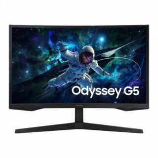 Monitor gaming curvo samsung odyssey g5 s27cg552eu 27'/ qhd/ 1ms/ 165hz/ va / negro