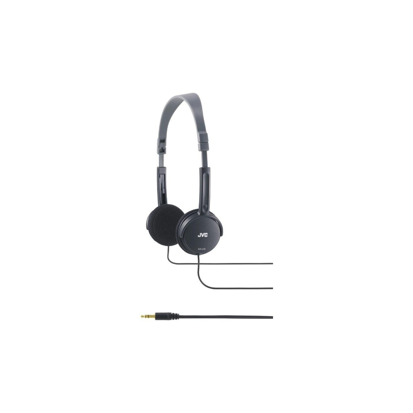 Auriculares jvc ha-l50/ jack 3.5/ negros