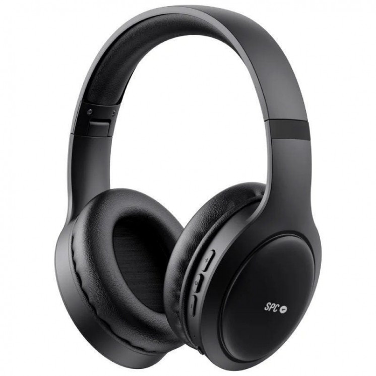 Auriculares inalámbricos spc heron studio/ con micrófono/ bluetooth/ negros