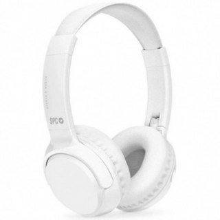 Auriculares inalámbricos spc heron 2 studio/ con micrófono/ bluetooth/ blancos