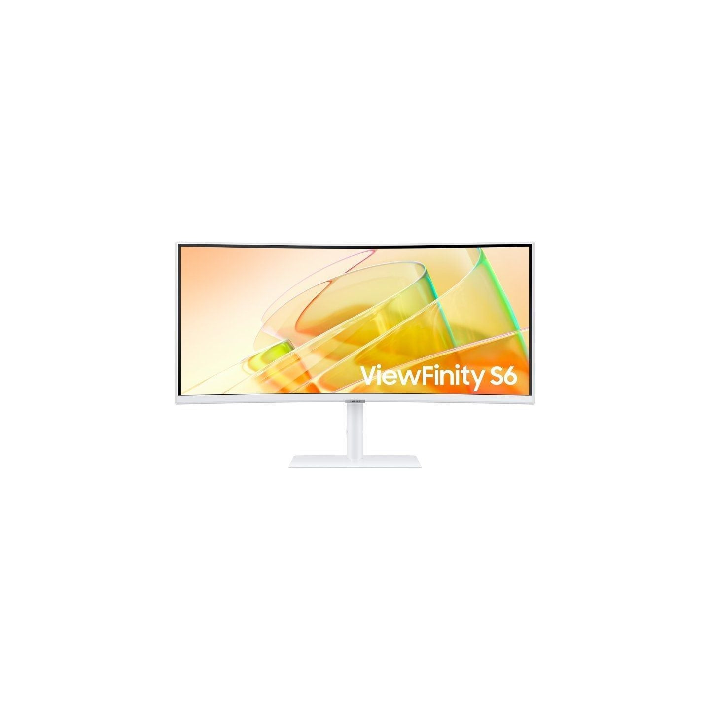 Monitor profesional ultraparonámico curvo samsung viewfinity s6 s34c650tau 34'/ uwqhd/ multimedia/ regulable en altura/ blanco