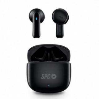 Auriculares bluetooth spc zion 2 play con estuche de carga/ autonomía 7h/ stick corto 30mm/ negros