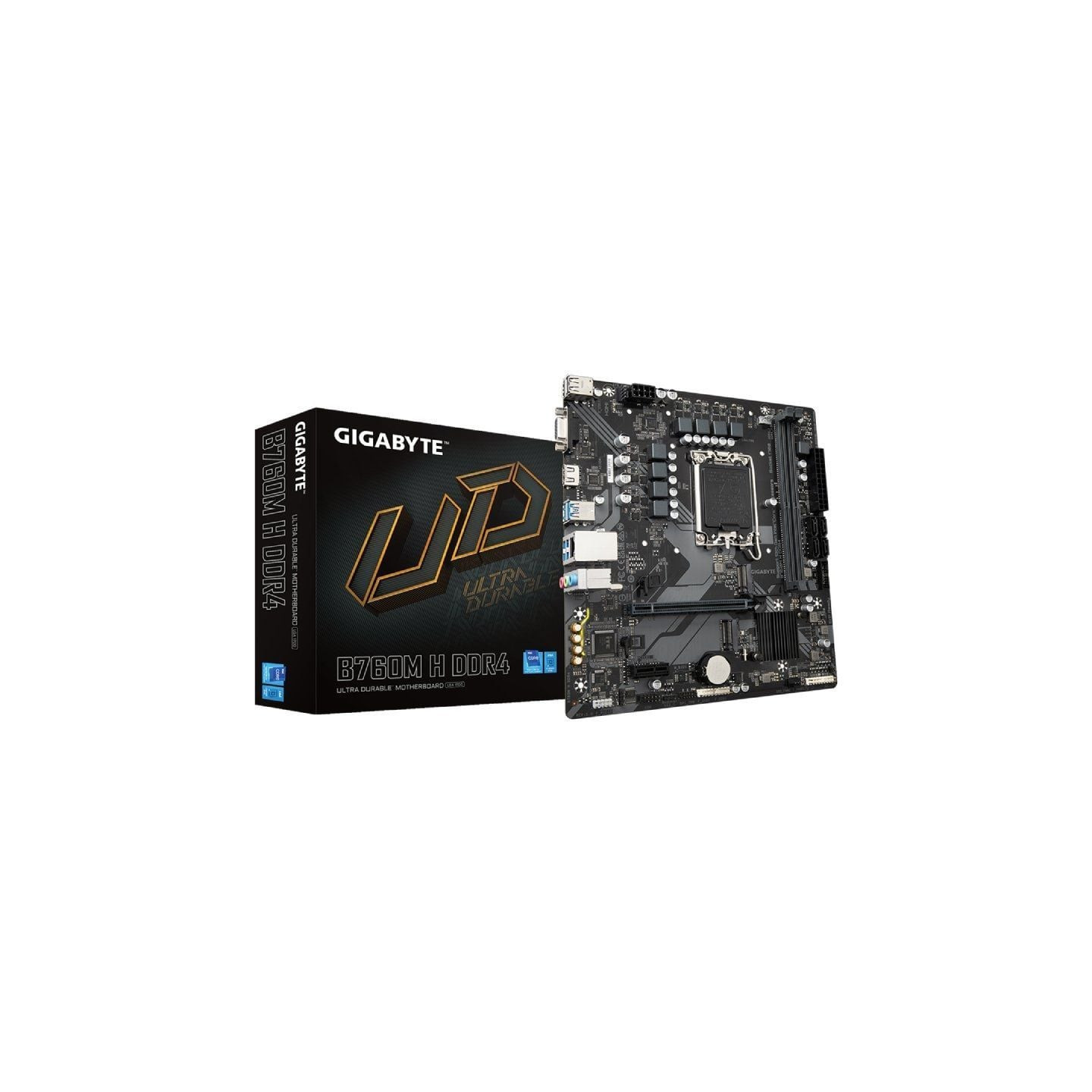 Placa base gigabyte b760m h ddr4 socket 1700/ micro atx