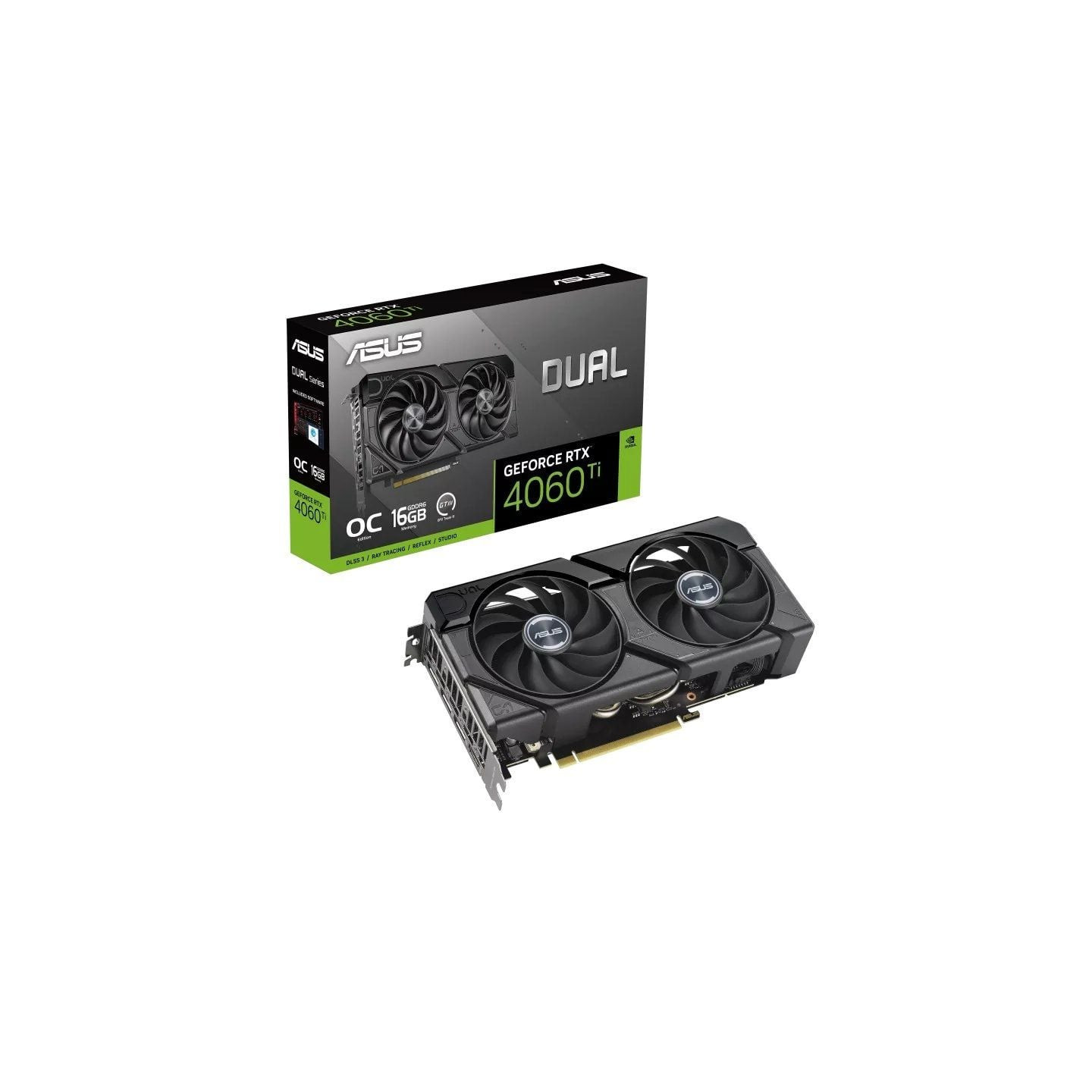 Tarjeta gráfica asus dual geforce rtx 4060 ti evo oc/ 16gb gddr6