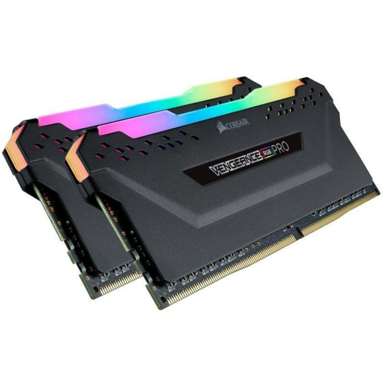 Memoria ram corsair vengeance rgb pro 2 x 8gb/ ddr4/ 3200mhz/ 1.35v/ cl16/ dimm