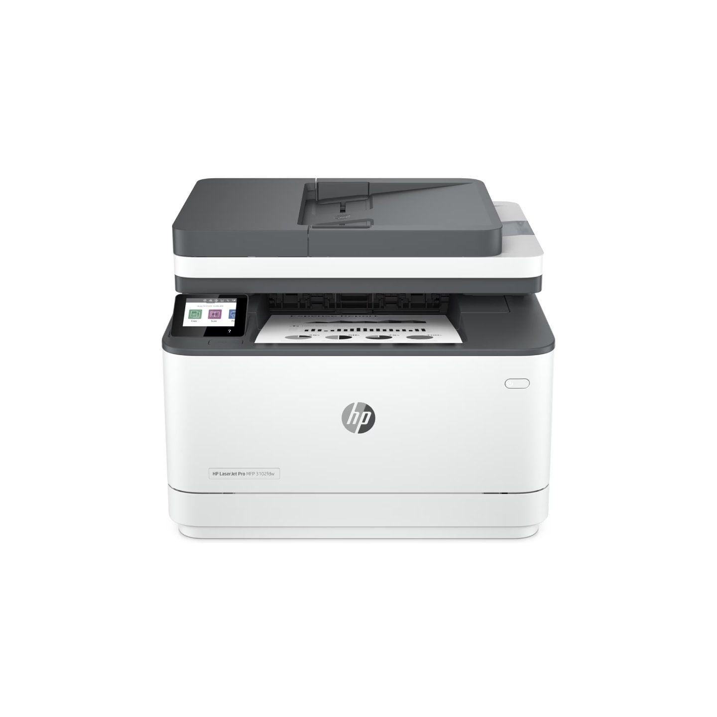 Multifunción láser monocromo hp laserjet pro 3102fdw wifi/ fax/ dúplex/ blanca