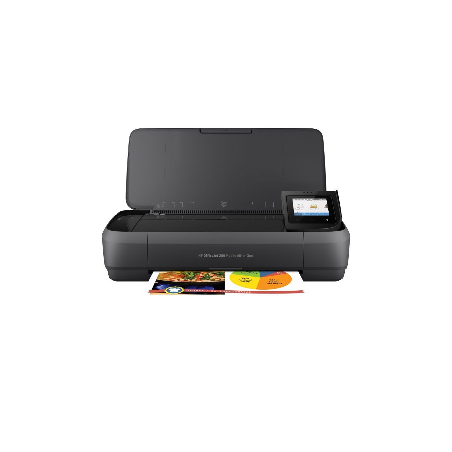 Multifunción Portátil HP Officejet 250 Mobile AIO WiFi/ Negra