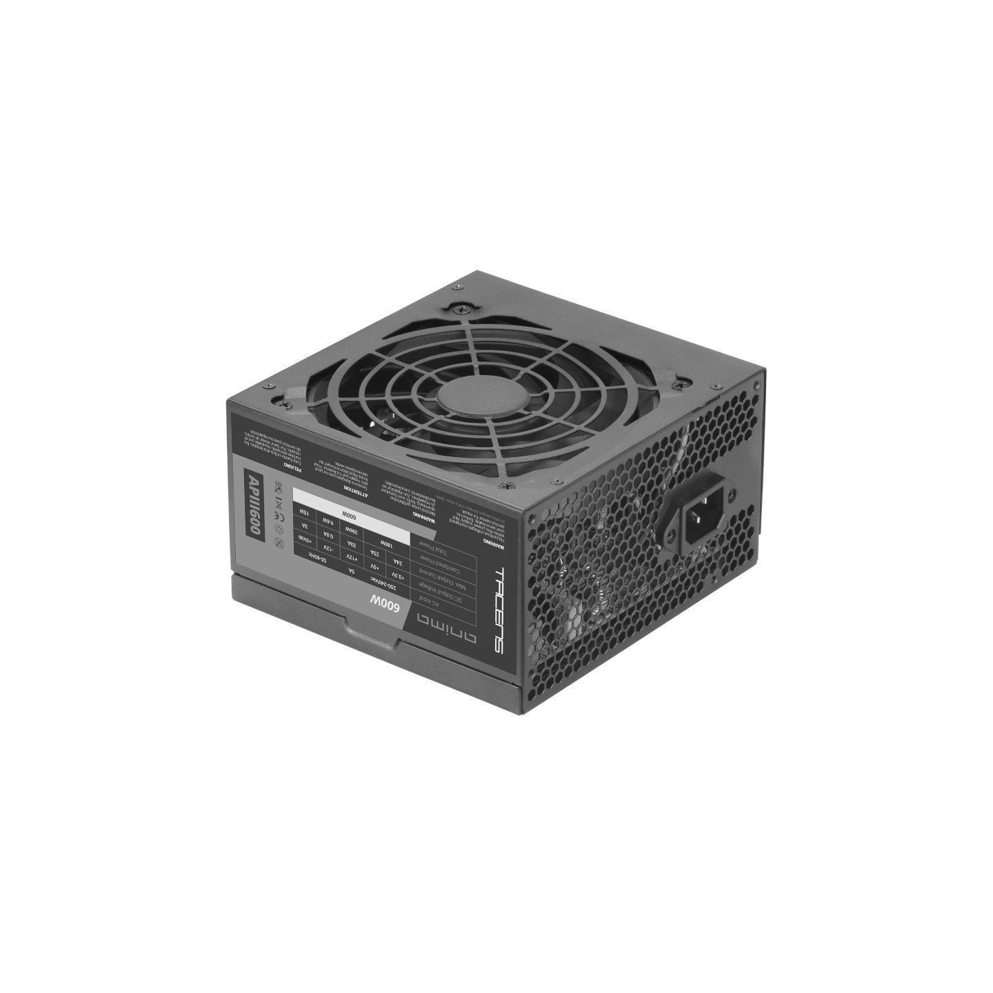 Fuente de alimentación anima apiii600/ 600w/ ventilador 12cm