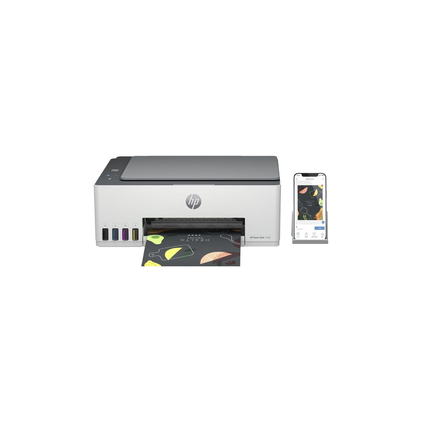 Multifunción Recargable HP Smart Tank 5105/ WiFi/ Blanca