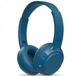 Auriculares inalámbricos spc heron 2 studio/ con micrófono/ bluetooth/ azules