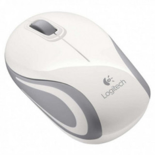 Ratón mini inalámbrico logitech m187/ hasta 1000 dpi/ blanco