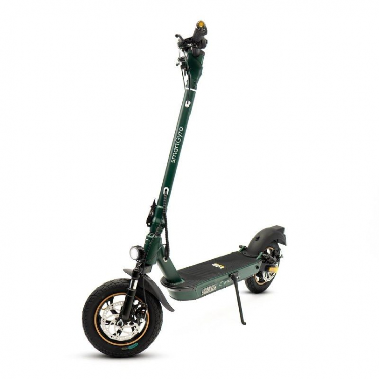 Patinete eléctrico smartgyro k2 pro xl forest certificado/ motor 1000w/ ruedas 12'/ 25km/h /autonomía 60km/ verde bosque