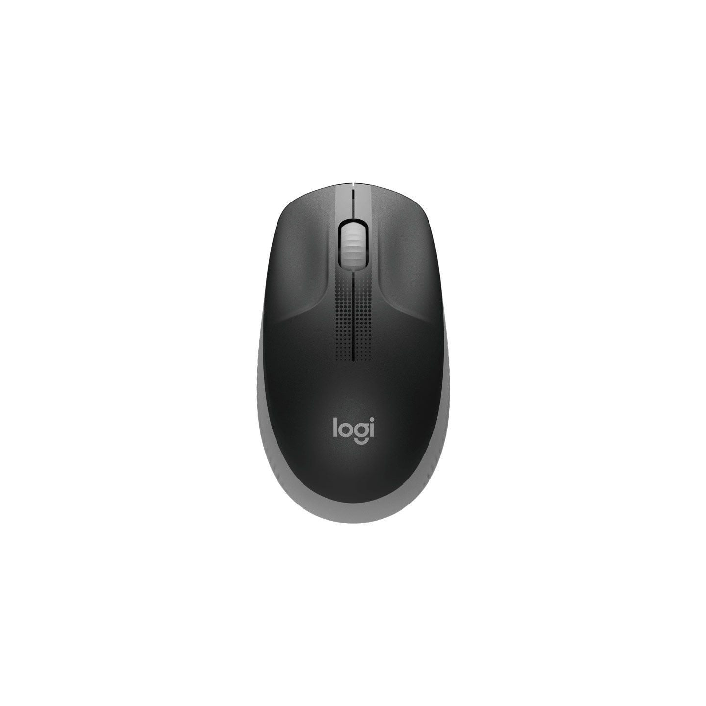 Ratón inalámbrico logitech m190/ hasta 1000 dpi/ gris medio