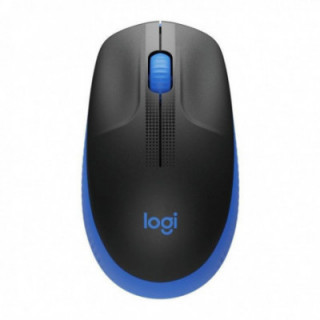 Ratón inalámbrico logitech m190/ hasta 1000 dpi/ azul