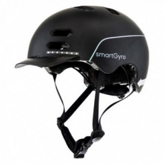 Casco para adulto smartgyro helmet/ tamaño m/ negro