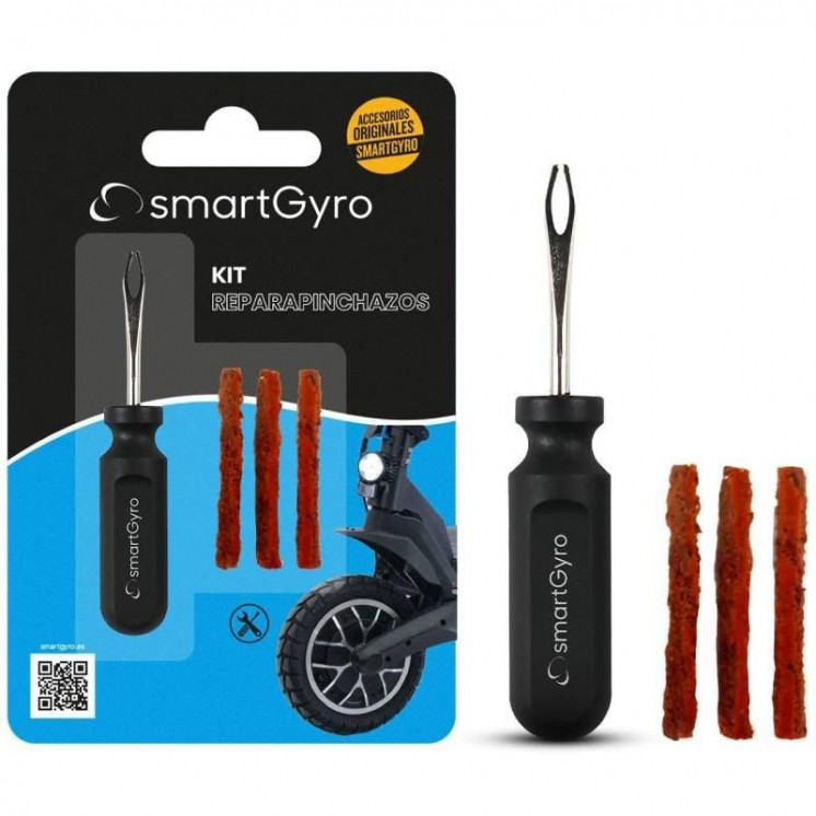 Kit repara pinchazos smartgyro sg27-412 para ruedas neumáticas tubeless