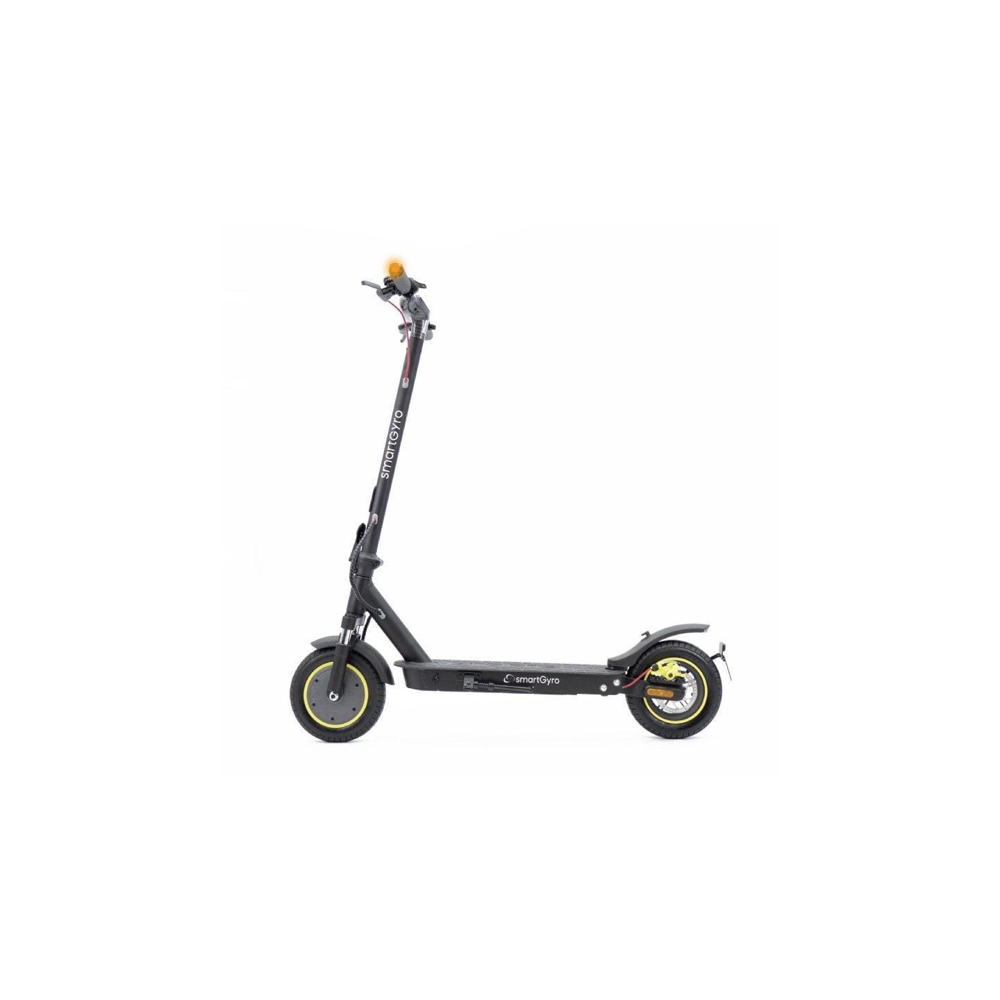 Patinete eléctrico smartgyro z-pro certificado/ motor 600w/ ruedas 10'/ 25km/h /autonomía 40km/ negro