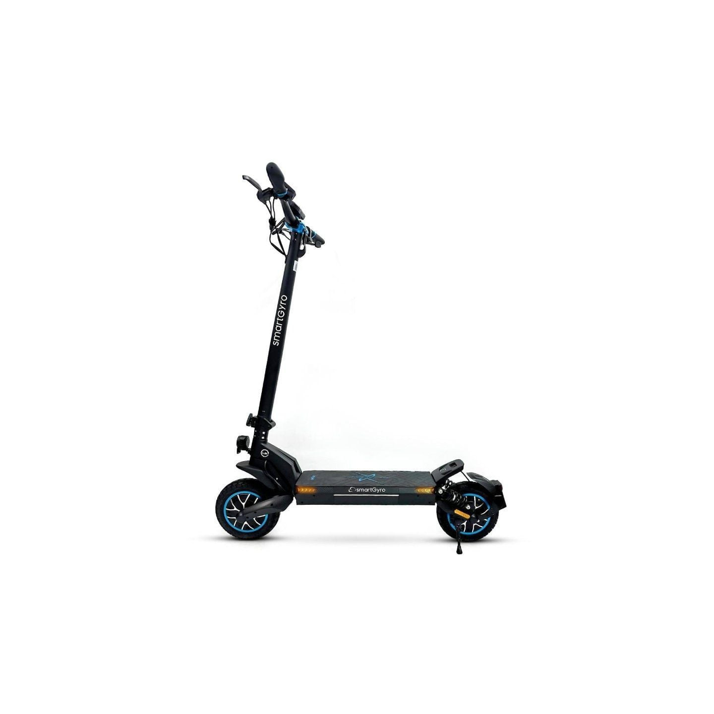 Patinete eléctrico smartgyro crossover dual max certificado/ motor 1000w/ ruedas 10'/ 25km/h/ autonomía 60km/ negro