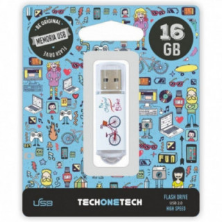 Pendrive 16gb tech one tech be bike usb 2.0