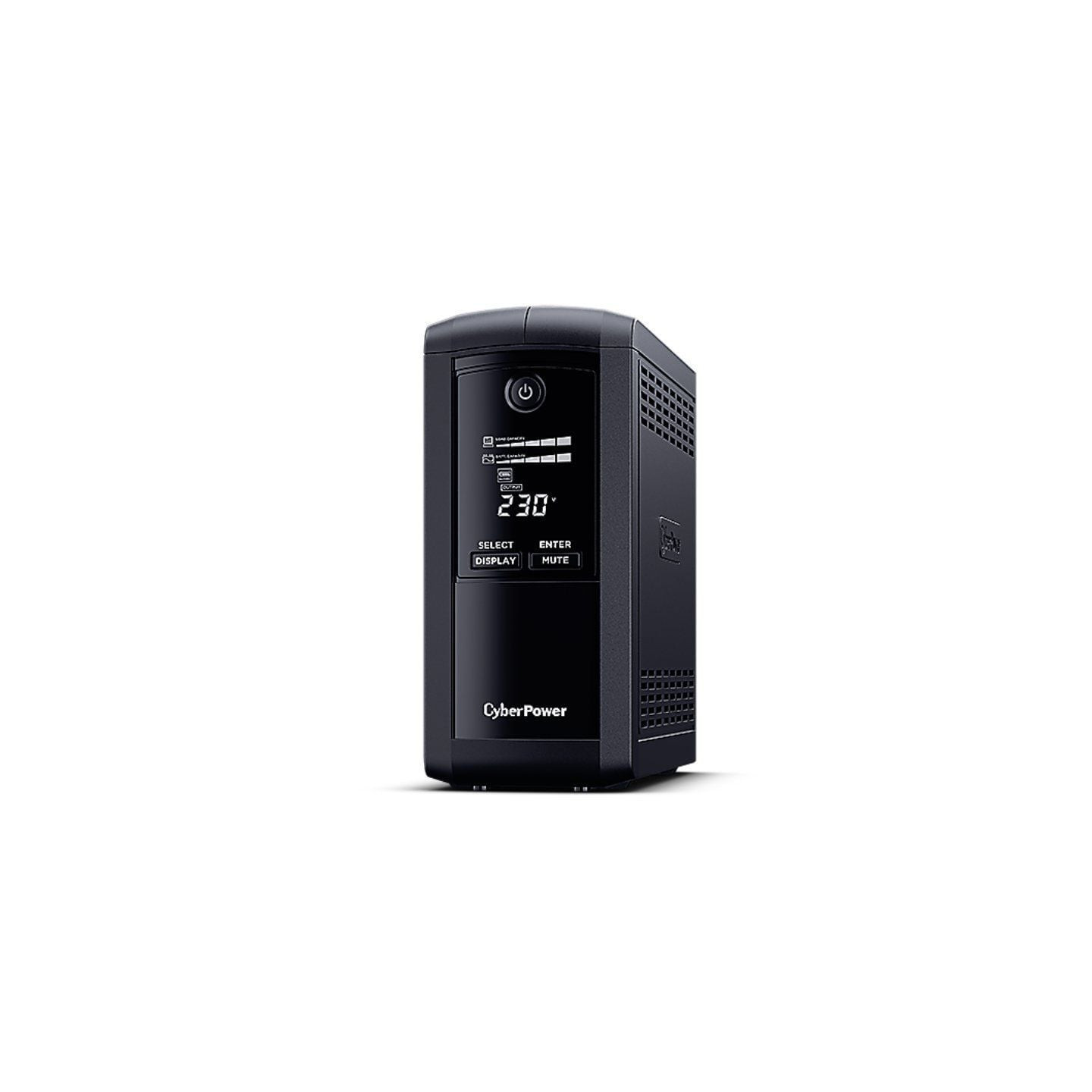 Sai línea interactiva cyberpower vp1000elcd/ 1000va-550w/ 4 salidas/ formato torre