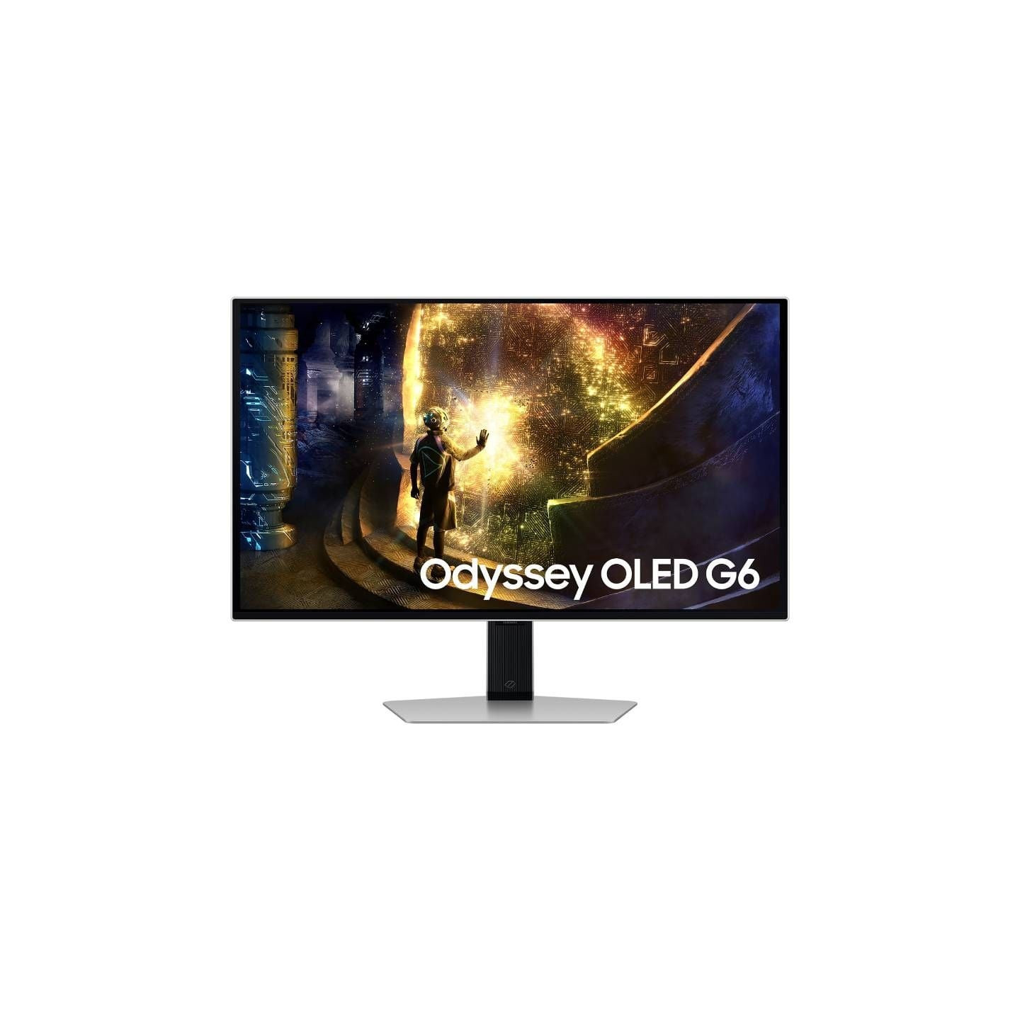 Smart monitor gaming curvo samsung oled odyssey g6 s27dg610su 27'/ qhd/ 0.03ms/ 240hz/ va/ regulable en altura/ smart tv/ plata