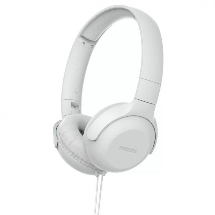 Auriculares philips tauh201/ con micrófono/ jack 3.5/ blancos