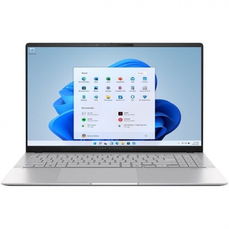 Portátil asus vivobook s15 oled s5507qa-ma090w qualcomm snapdragon x1e-78-100/ 16gb/ 512gb ssd/ 15.6'/ win11