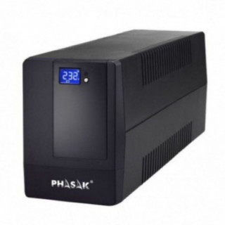 Sai línea interactiva phasak 1000 va lcd/ 1000va/ 4 salidas/ formato torre