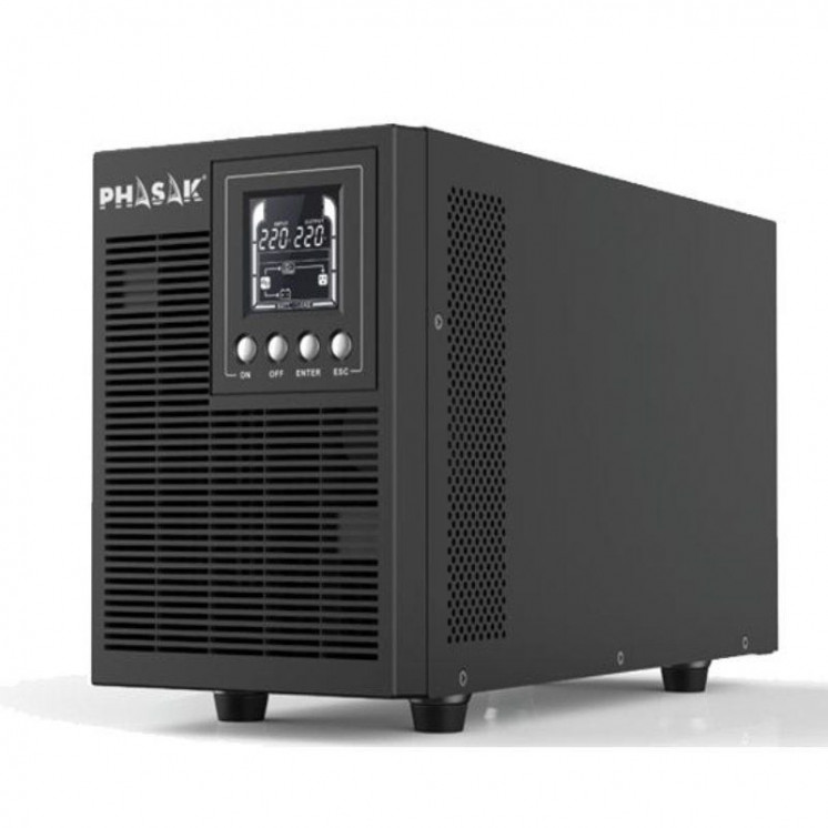 Sai online phasak 2000 va online lcd/ 2000va-1800w/ 4 salidas/ formato torre