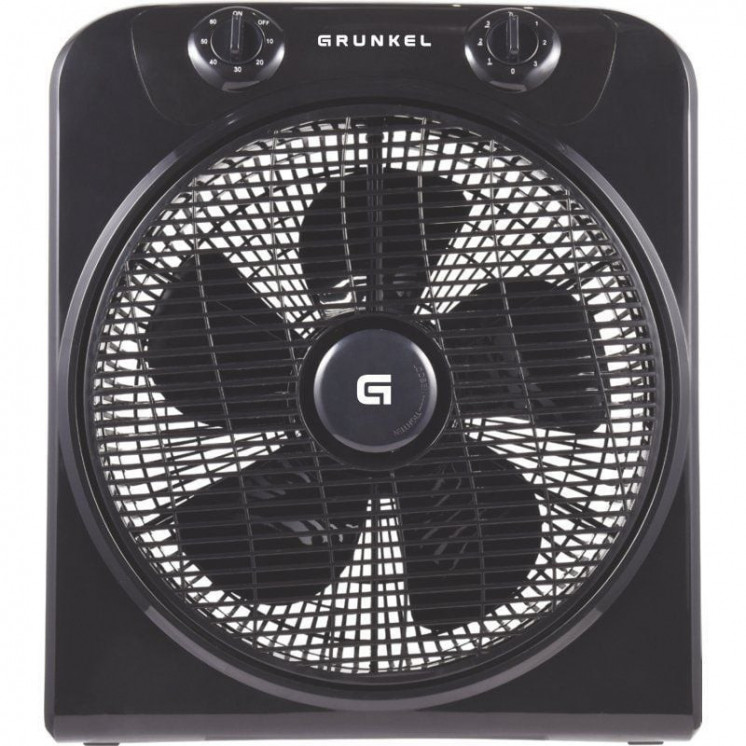 Ventilador de suelo grunkel box fan ng/ 45w/ 5 aspas 30cm/ 3 velocidades