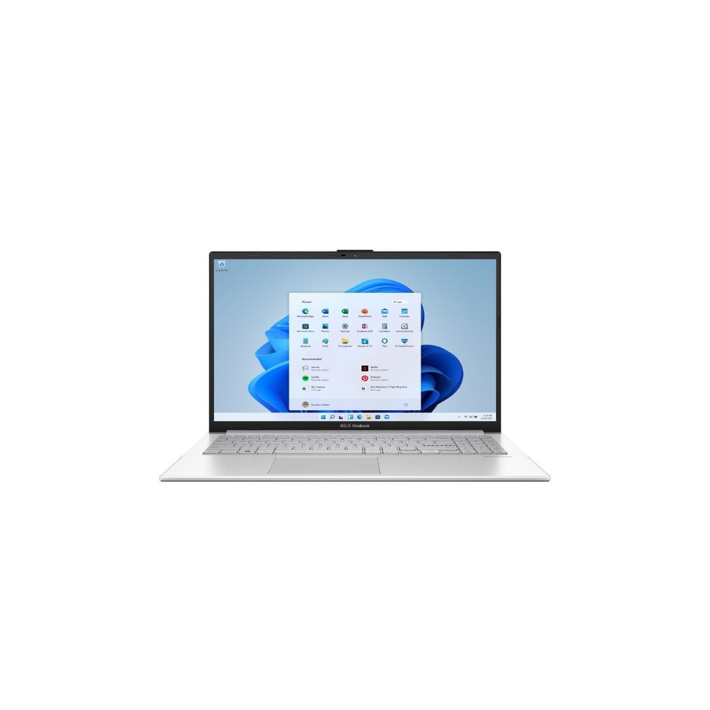 Portátil asus vivobook go 15 e1504fa-nj961w ryzen 3 7320u/ 8gb/ 256gb ssd/ 15.6'/ win11 s