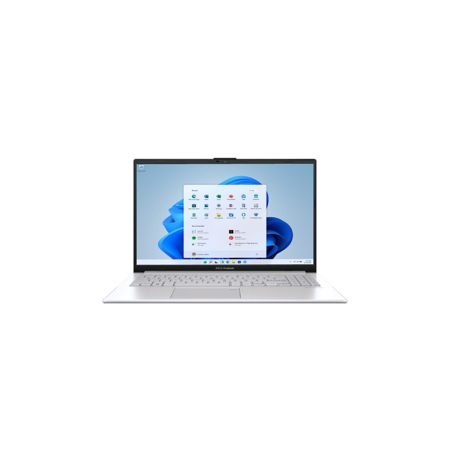 Portátil asus vivobook go 15 e1504ga-nj463w i3-n305/ 8gb/ 512gb ssd/ 15.6'/ win11