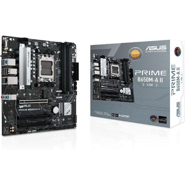 Placa base asus prime b650m-a ii-csm/ socket am5/ micro atx