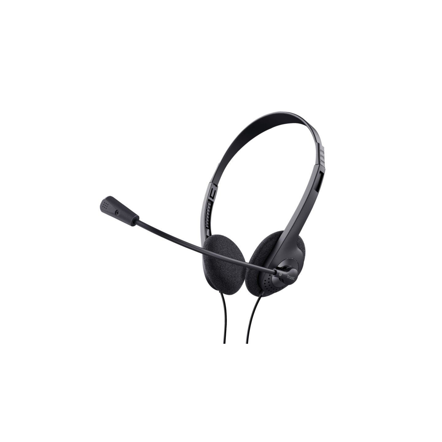 Auriculares trust chat headset 24659/ con micrófono/ jack 3.5/ negros