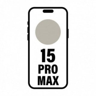 Smartphone apple iphone 15 pro max 256gb/ 6.7'/ 5g/ titanio natural