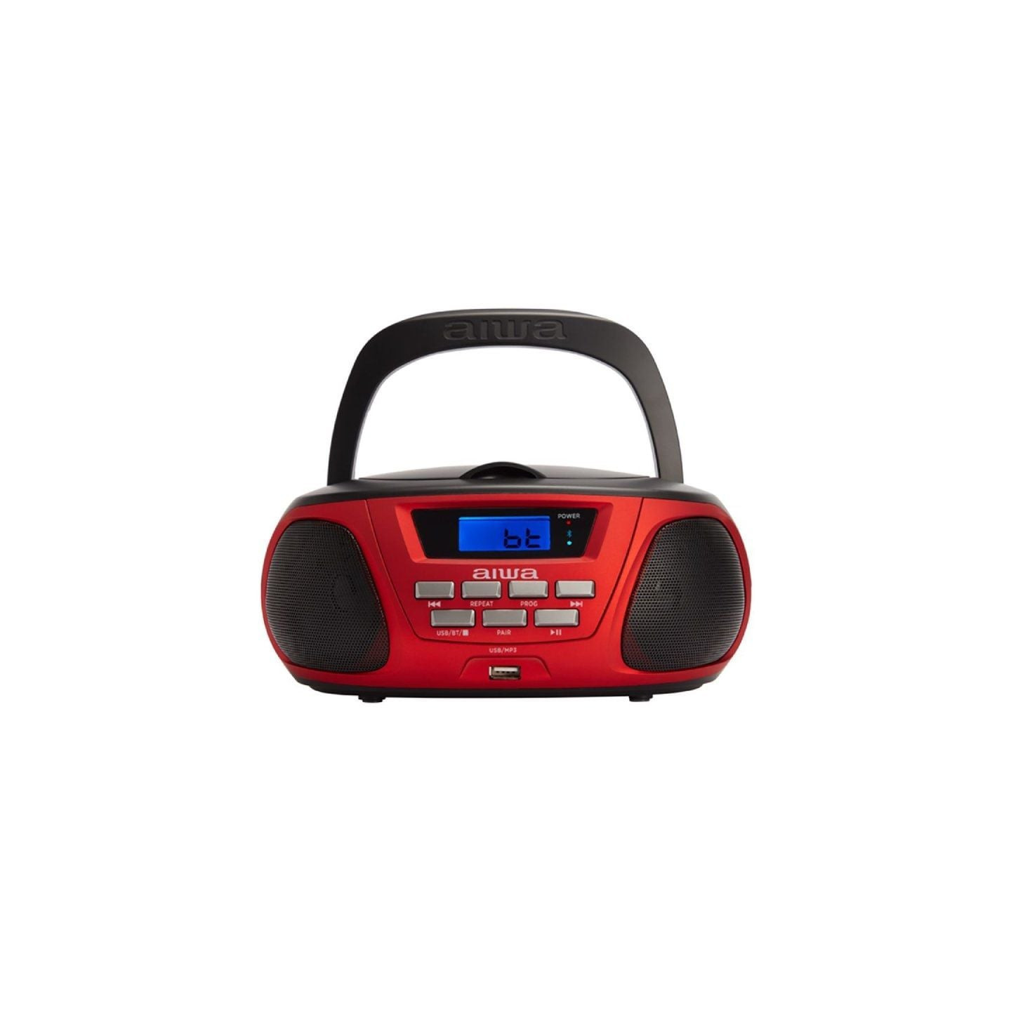 Radio cd aiwa bbtu-300rd/ 5w/ rojo