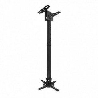 Soporte de techo para proyector tooq pj3030tn-b/ inclinable-giratorio-nivelable/ hasta 20kg