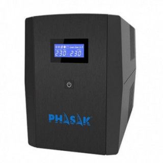 Sai línea interactiva phasak sirius 1260 va interactive/ 1260va-720w/ 4 salidas/ formato torre