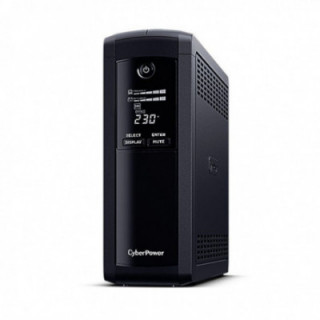 Sai línea interactiva cyberpower vp1200elcd-de/ 1200va-720w/ 5 salidas/ formato torre