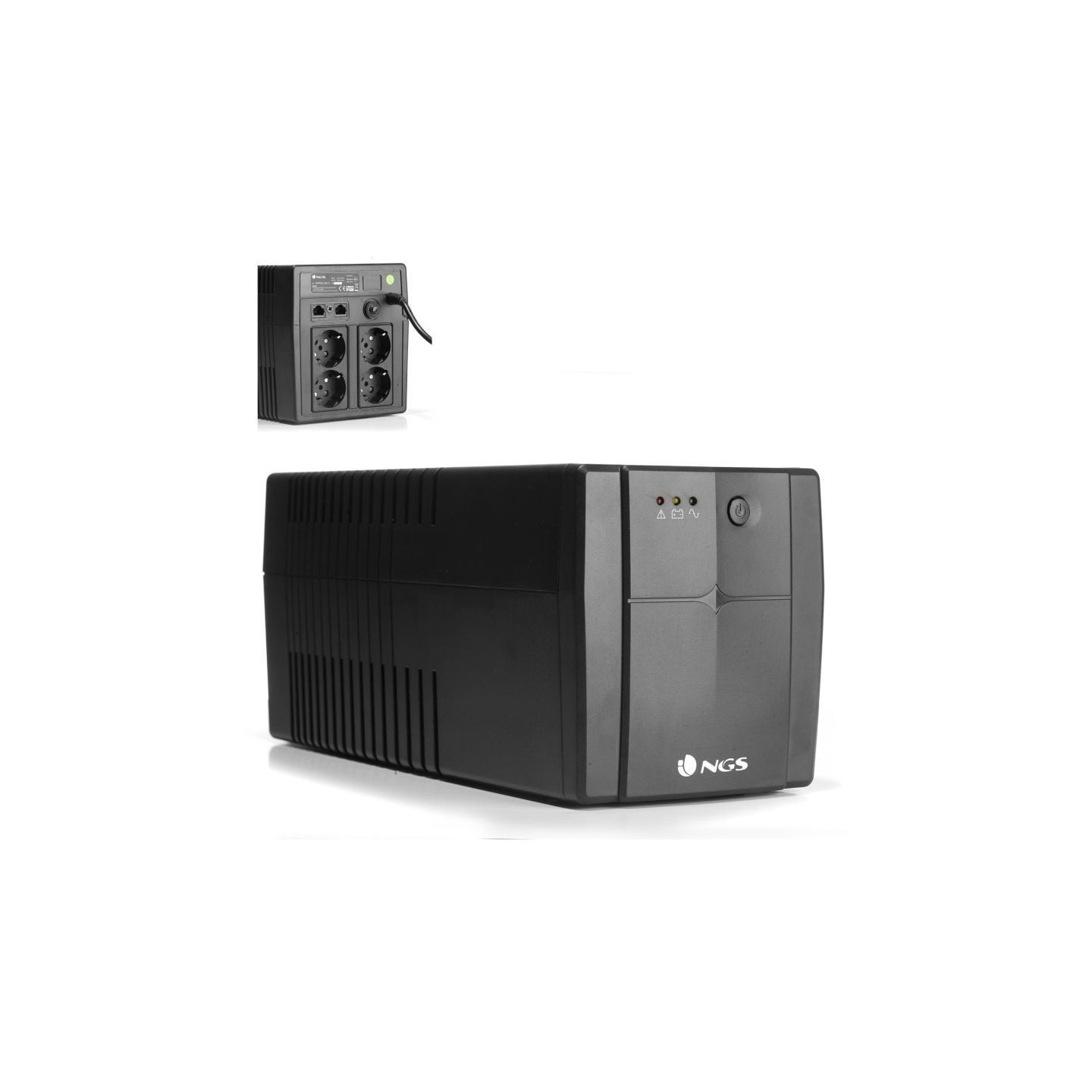 Sai offline ngs fortress 1500 v2/ 1200va-720w/ 4 salidas/ formato torre