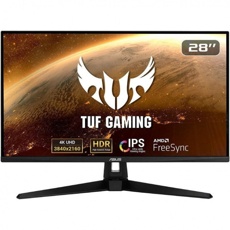 Monitor gaming asus tuf vg289q1a 28'/ 4k/ 5ms/ 60hz/ ips/ multimedia/ negro