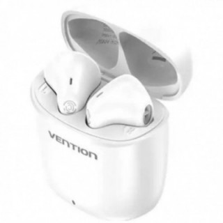 Auriculares bluetooth vention nbgw0 con estuche de carga/ autonomía 7h/ blancos