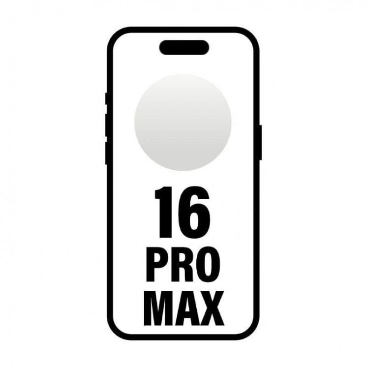 Smartphone apple iphone 16 pro max 256gb/ 6.9'/ 5g/ titanio blanco