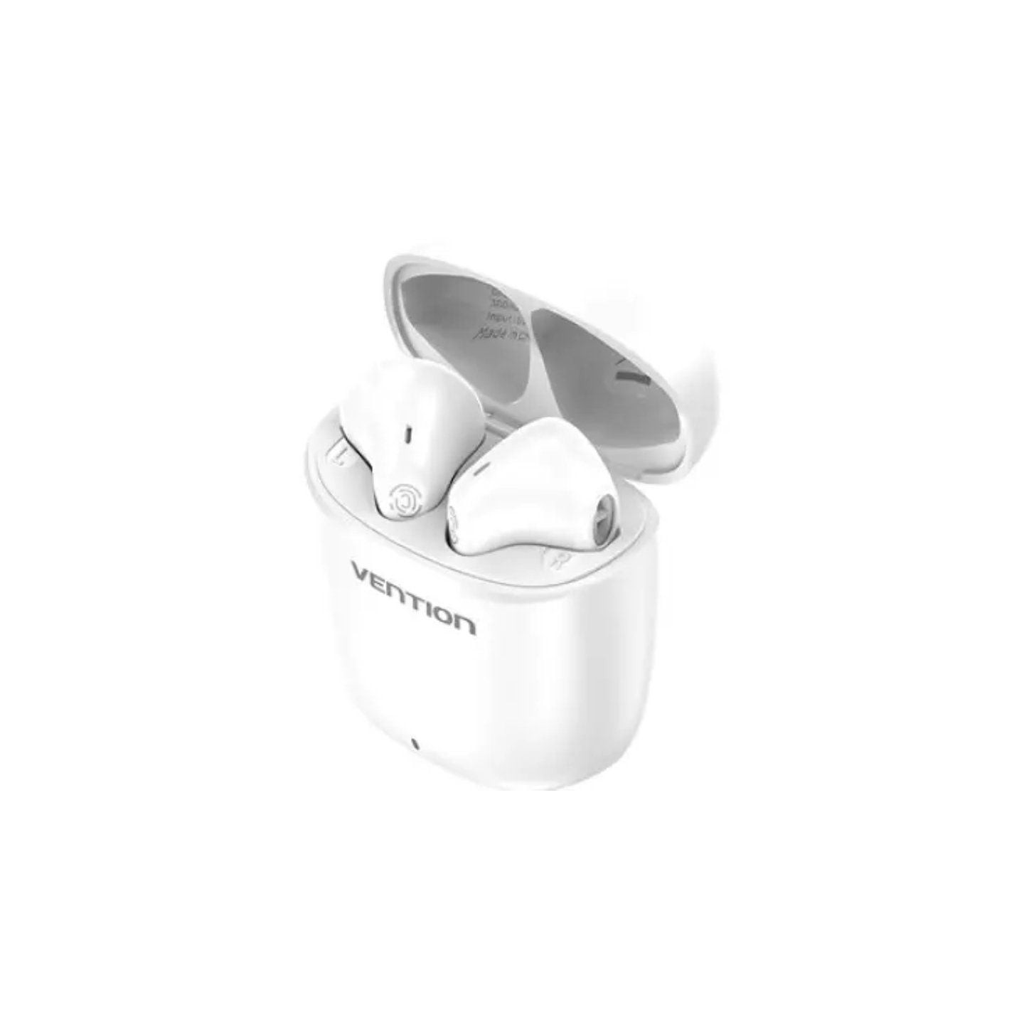 Auriculares bluetooth vention nbgw0 con estuche de carga/ autonomía 7h/ blancos