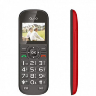 Teléfono móvil qubo d-1803 para personas mayores/ rojo