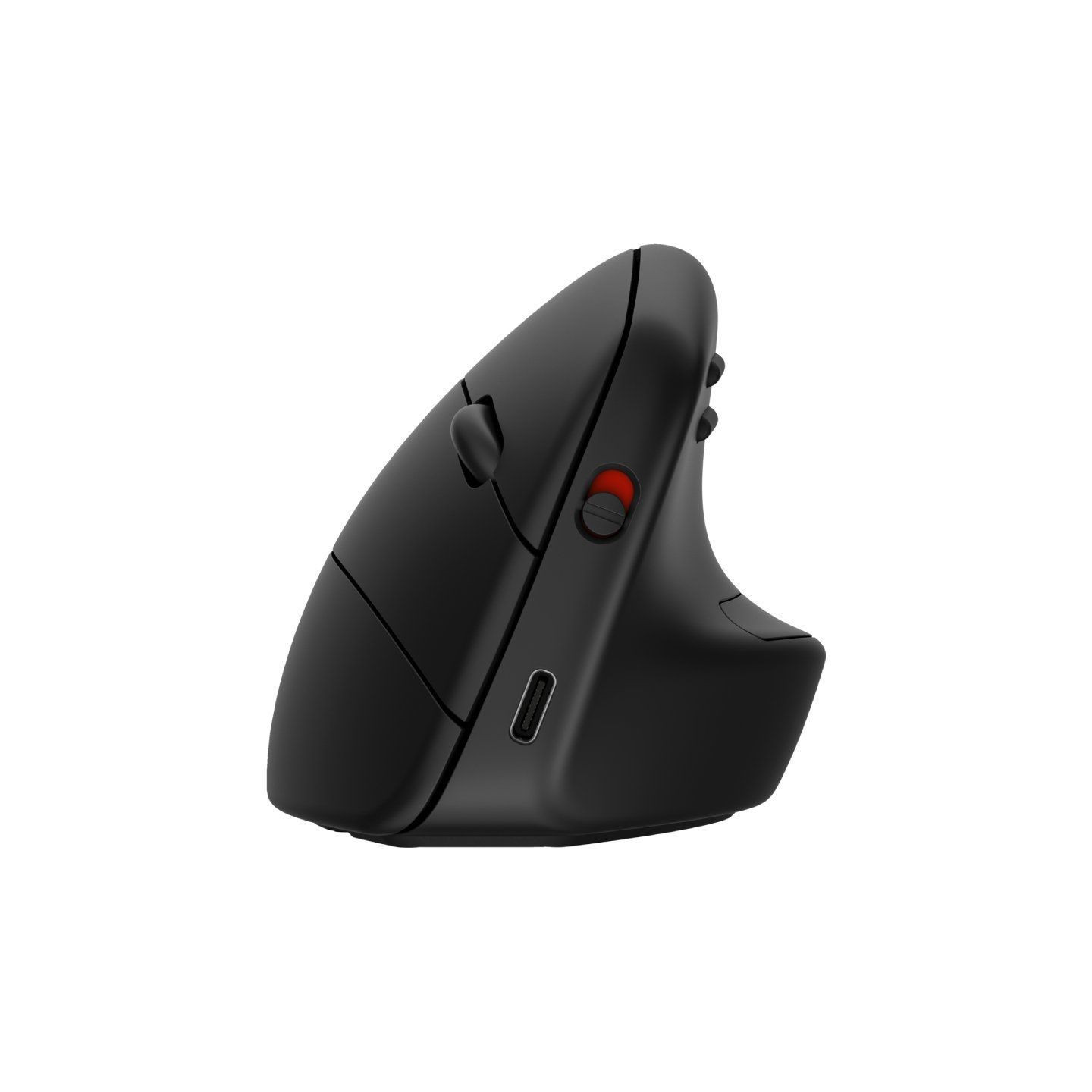 Ratón ergonómico inalámbrico por bluetooth/ 2.4ghz hp 925/ batería recargable/ hasta 1200 dpi/ negro