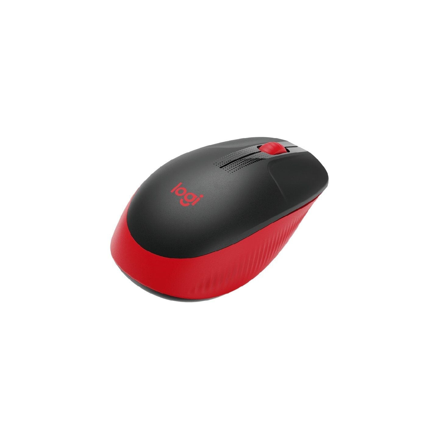 Ratón inalámbrico logitech m190/ hasta 1000 dpi/ rojo