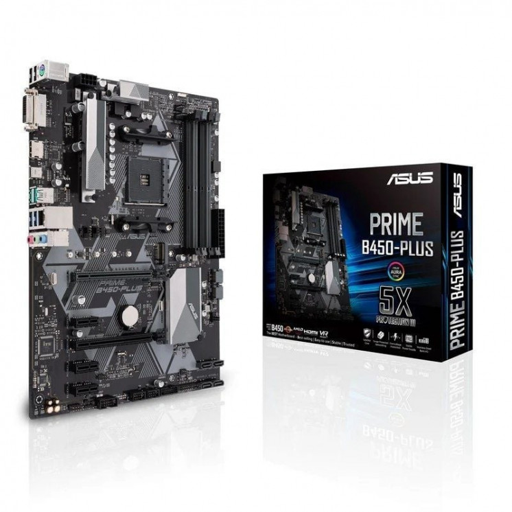 Placa base asus prime b450-plus socket am4