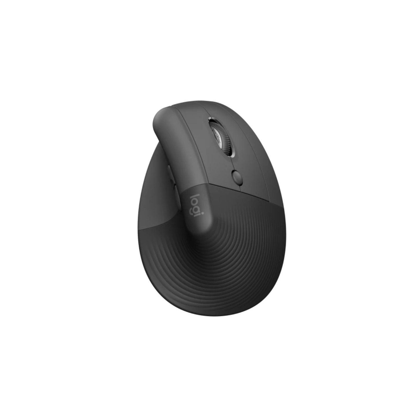 Ratón ergonómico inalámbrico por bluetooth/ 2.4ghz logitech lift vertical ergonomic mouse/ hasta 4000 dpi/ grafito